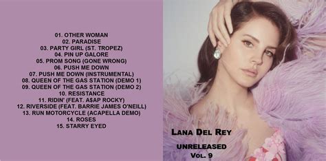 lana del rey leaked|List of unreleased songs